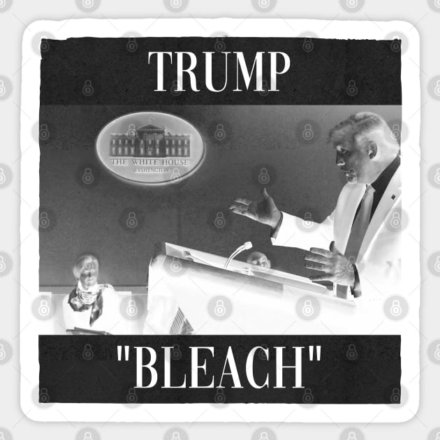 Trump /// Album Cover Sticker by TheMarineBiologist